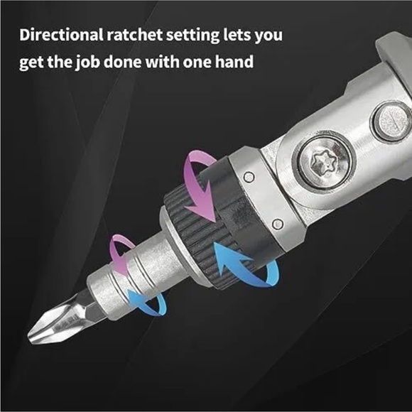 10-in-1 Multi Bit Ratcheting Screwdriver Set - Picture 5 of 9